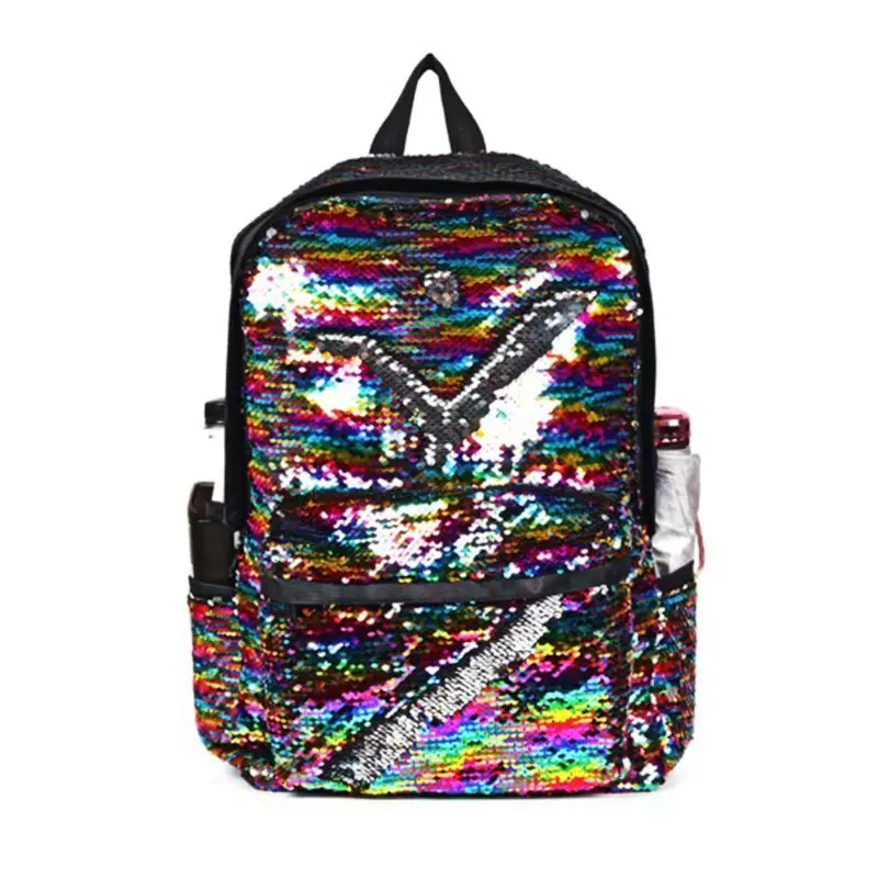 THINKTHENDO Glitter Mermaid School Bookbag Sequined Backpack for Girls and Boys Women School Bags for Teenage Girls
THINKTHENDO Glitter Mermaid School Bookbag Sequined Backpack for Girls and Boys Women School Bags for Teenage Girls