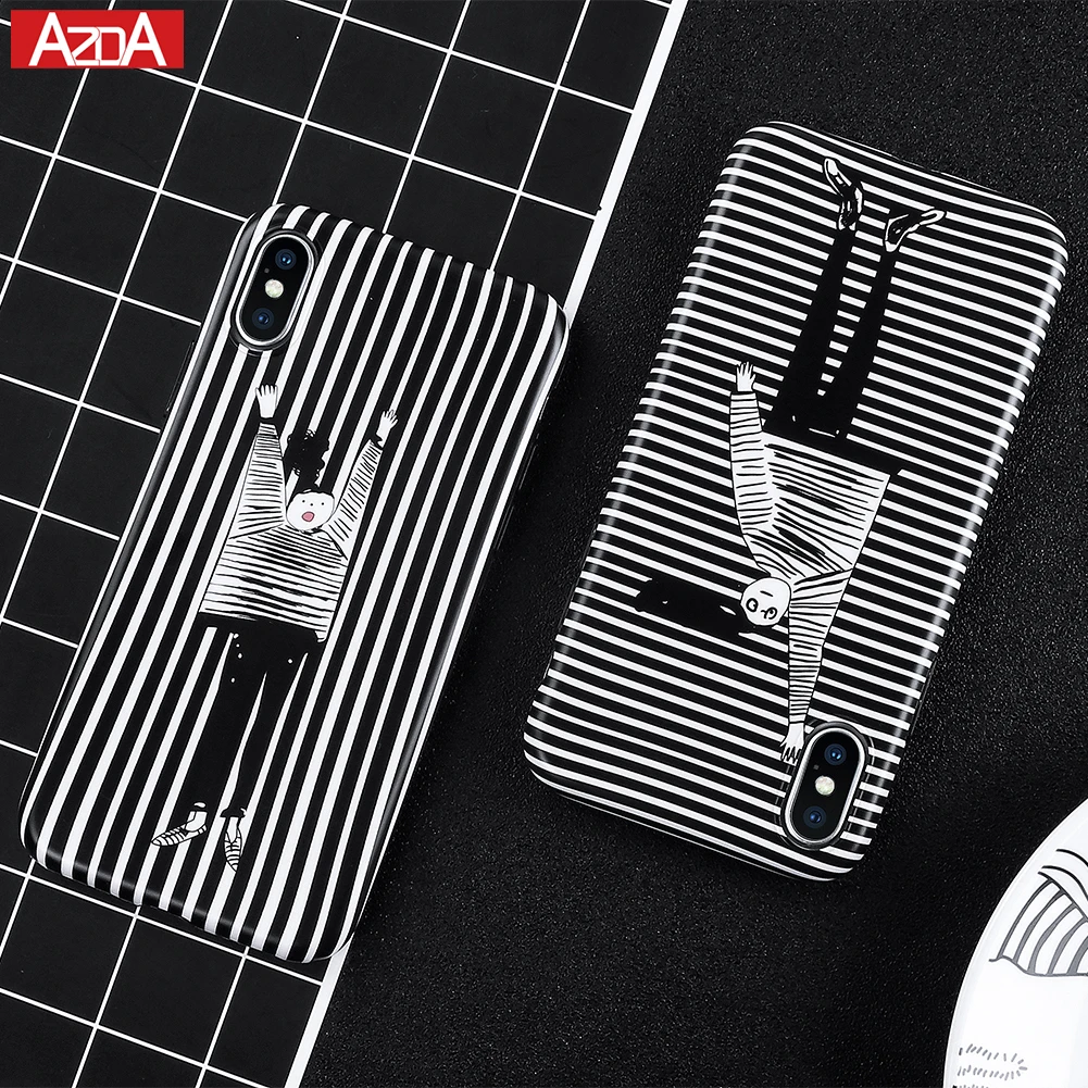Durable Ultrathin Originality Luxury Cute Black White Stripe Soft Phone Case for iPhone 6 6S 7 8 Plus Silicone Back Cover Fundas
Durable Ultrathin Originality Luxury Cute Black White Stripe Soft Phone Case for iPhone 6 6S 7 8 Plus Silicone Back Cover Fundas