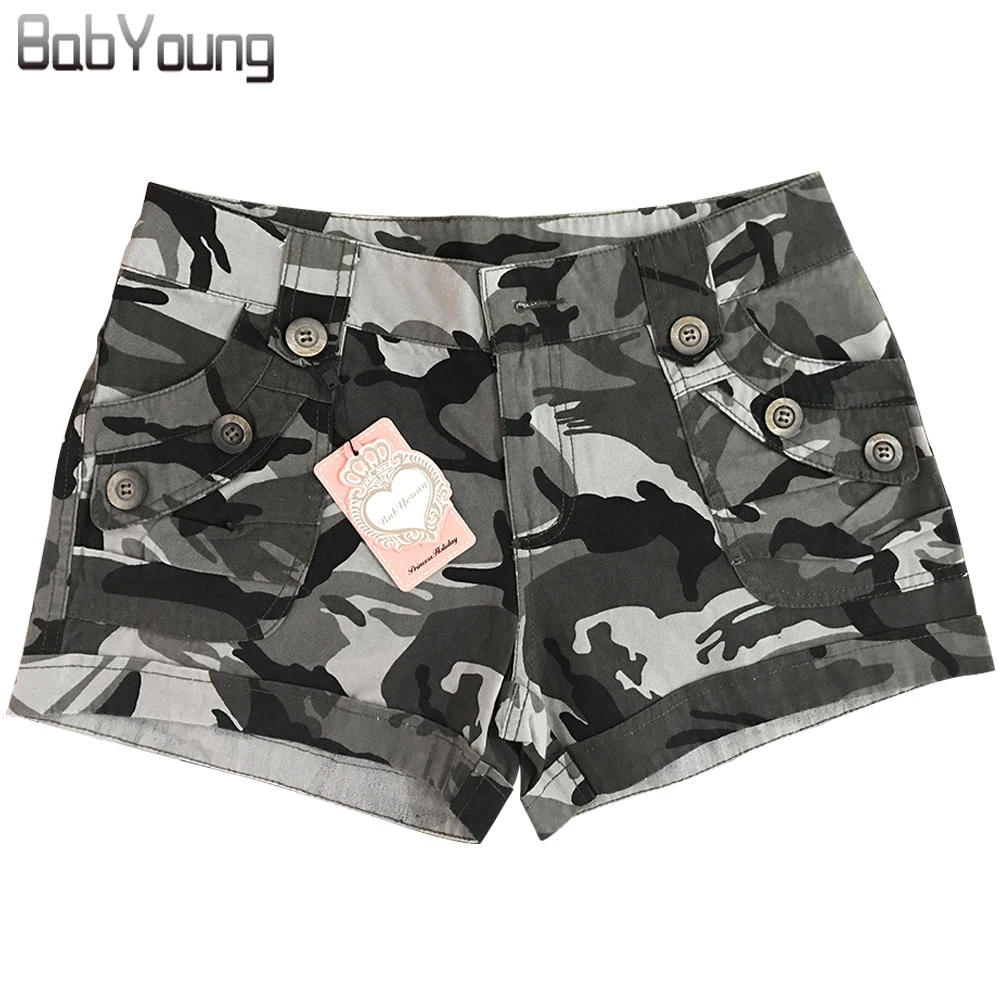 BabYoung New Summer Style Casual Shorts Women Military Camouflage Print Sexy Short Feminino Pantaloon Femme Plus Size M~2XL
BabYoung New Summer Style Casual Shorts Women Military Camouflage Print Sexy Short Feminino Pantaloon Femme Plus Size M~2XL