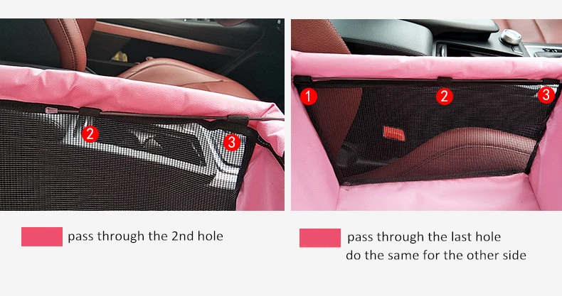 Dog Car Seat Carrier (14)