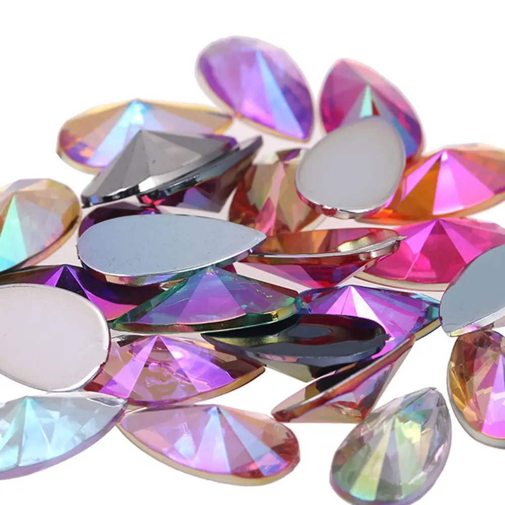 Tear Shape Pointed Facets Flatback 8x13mm 40pcs 9x18mm 20pcs Acrylic Craft Art DIY Gems Rhinestone Strass Nail Art Decorations
Tear Shape Pointed Facets Flatback 8x13mm 40pcs 9x18mm 20pcs Acrylic Craft Art DIY Gems Rhinestone Strass Nail Art Decorations
