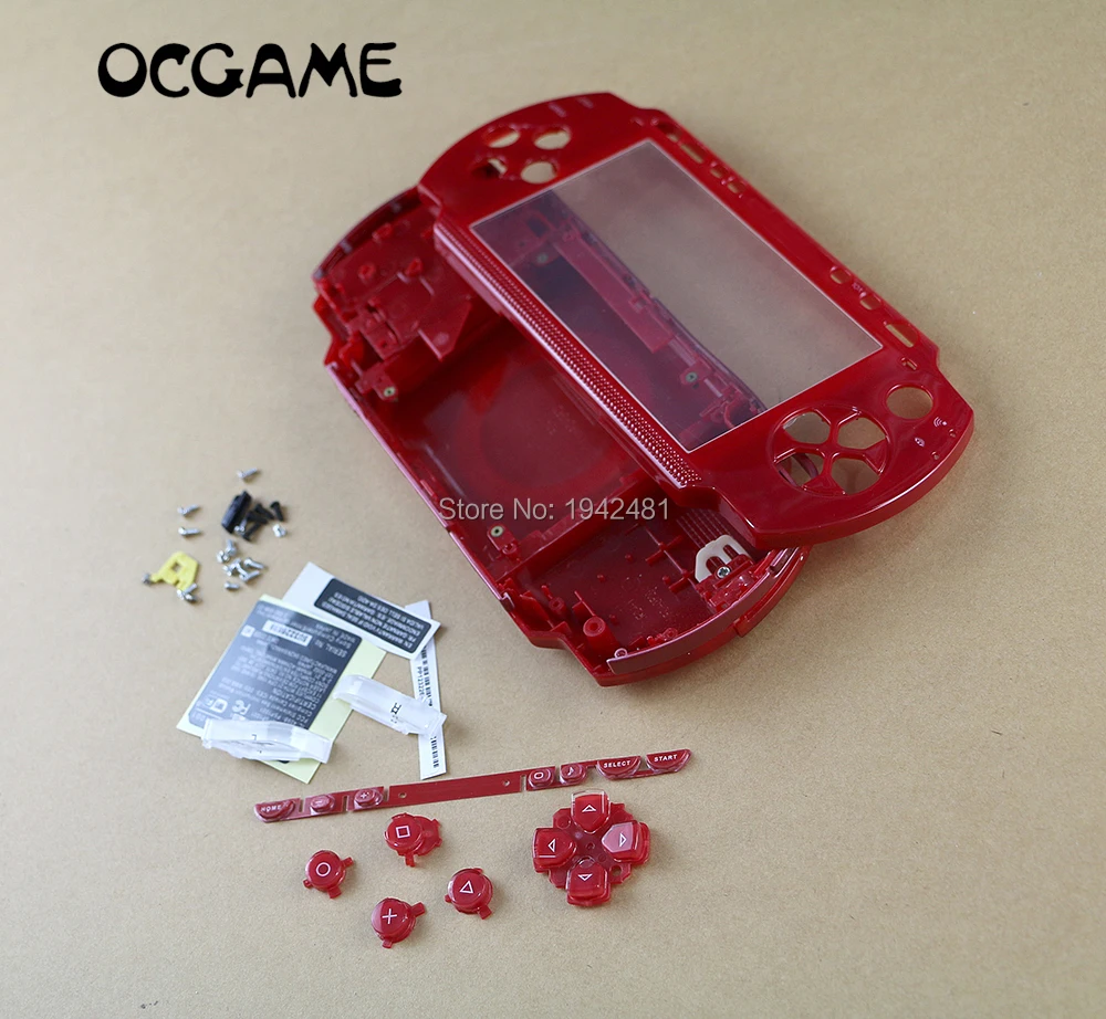 OCGAME многоцветный чехол для PSP 1000 полный корпус сменный набор кнопок лучшее