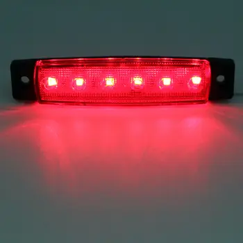 Truck 12V 30 PCS Rear Trailer 6 LED Light Red+Amber+White Side Marker Indicators
Truck 12V 30 PCS Rear Trailer 6 LED Light Red+Amber+White Side Marker Indicators