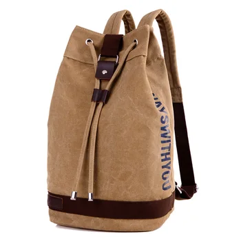 New style canvas retro shoulder bag for men and women fashionable outdoor bucket travel Backpack canvas backpack
New style canvas retro shoulder bag for men and women fashionable outdoor bucket travel Backpack canvas backpack