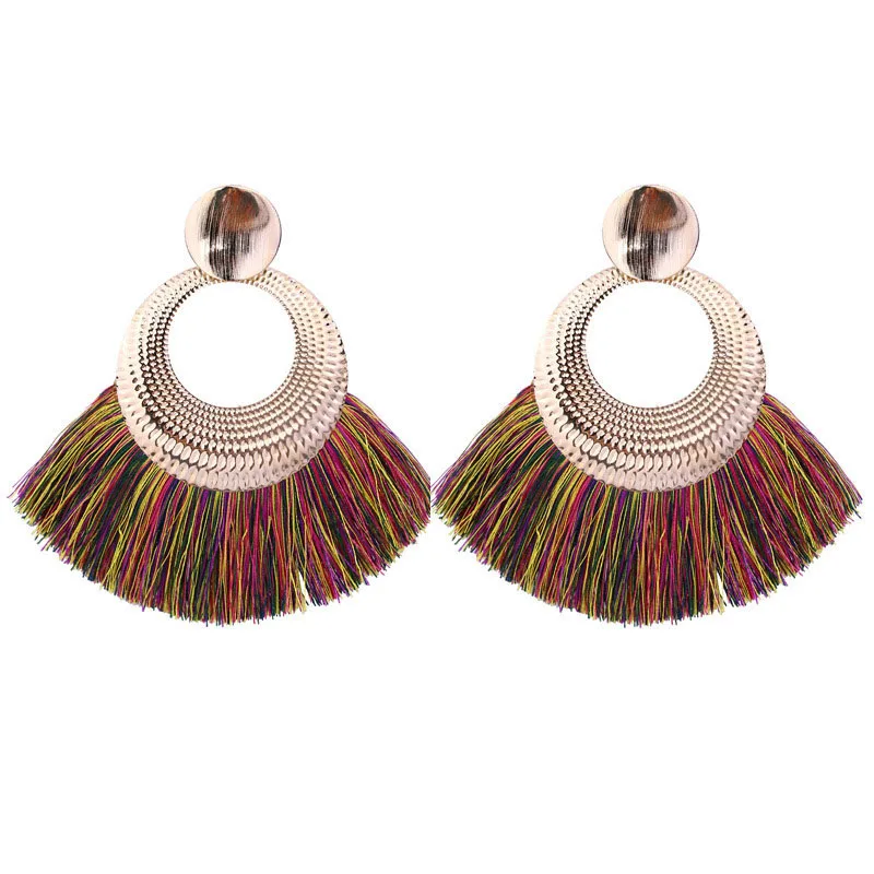 FSUNION New Arrival 2020 Fashion Tassel Earrings Bohemian Statement Luxury Long Earring Handmade Gifts For Women Geometric
FSUNION New Arrival 2020 Fashion Tassel Earrings Bohemian Statement Luxury Long Earring Handmade Gifts For Women Geometric