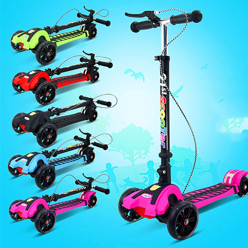 Children's Scooter Tricycles Child Kids Folding Foot Scooter Adjustable Height PU Wheel Flashing LED Kick Skateboard
Children's Scooter Tricycles Child Kids Folding Foot Scooter Adjustable Height PU Wheel Flashing LED Kick Skateboard