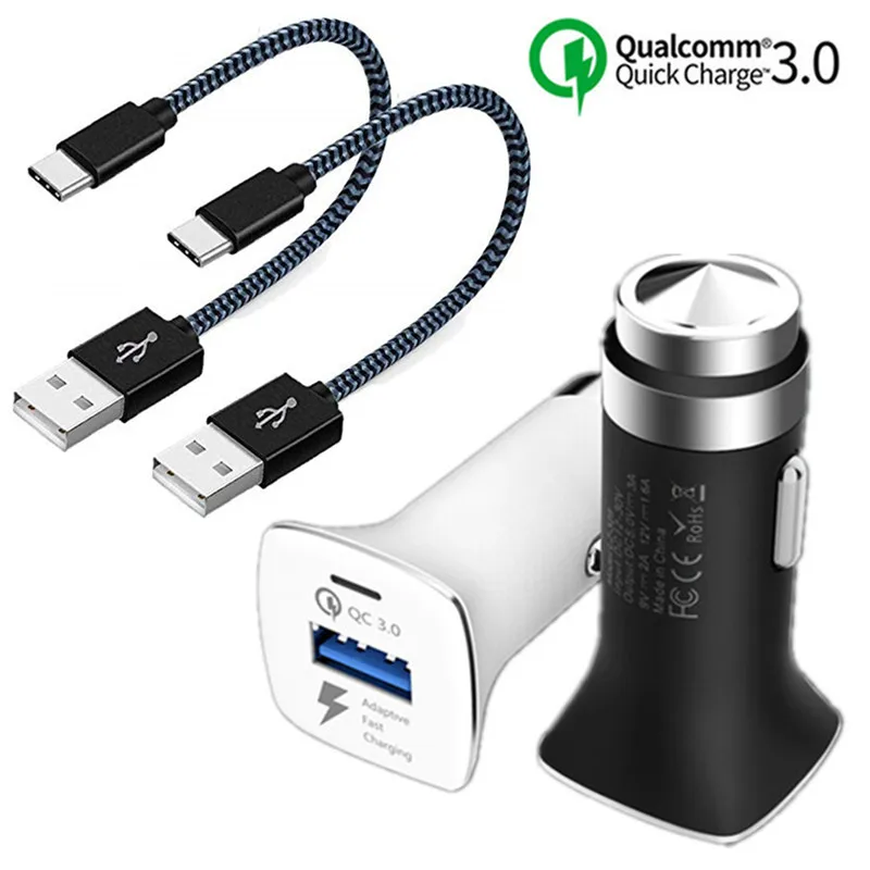 5V 3A QC 3.0 Car Charger Quick Charge Type C USB Cable For Samsung A50 S10 S9 S8 Nokia 8.1 7.1 6.1 PocoPhone F1 Moto One Power
5V 3A QC 3.0 Car Charger Quick Charge Type C USB Cable For Samsung A50 S10 S9 S8 Nokia 8.1 7.1 6.1 PocoPhone F1 Moto One Power