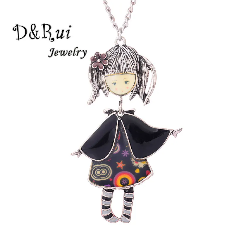 Enamel Caped Girl Necklace For Women Cute Alloy Doll Pendant Long Sweater Chain Handmade Jewelry Accessories 2019 New Arrival
Enamel Caped Girl Necklace For Women Cute Alloy Doll Pendant Long Sweater Chain Handmade Jewelry Accessories 2019 New Arrival