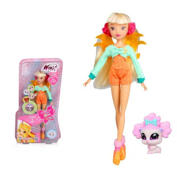 J013 Love Pet &City Girl Winx Club Doll rainbow colorful girl Action Figures Fairy Bloom Dolls with Classic Toys For Girls Gifts
J013 Love Pet &City Girl Winx Club Doll rainbow colorful girl Action Figures Fairy Bloom Dolls with Classic Toys For Girls Gifts
