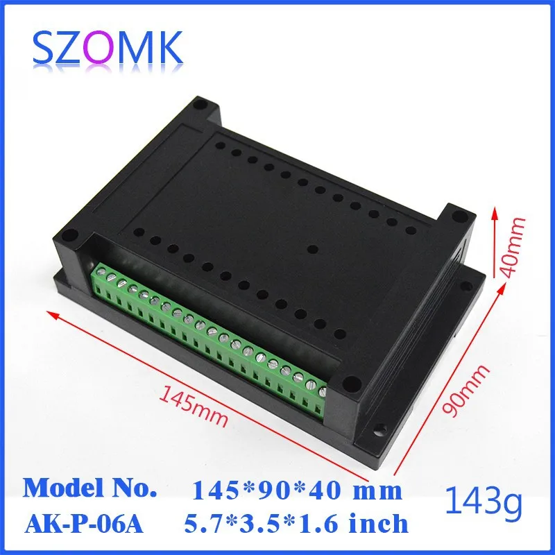 1piece din rail abs housing for electronics and pcb DIY din rail case housing instrument pcb board junction box szomk145*90*40mm
1piece din rail abs housing for electronics and pcb DIY din rail case housing instrument pcb board junction box szomk145*90*40mm