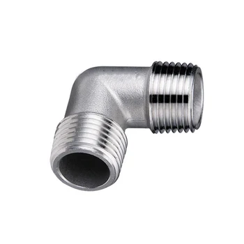 1" BSP Male Thread 304 Stainless Steel 90 Degree Elbow Threaded Pipe Fitting Connector For Water Oil Air 
1" BSP Male Thread 304 Stainless Steel 90 Degree Elbow Threaded Pipe Fitting Connector For Water Oil Air