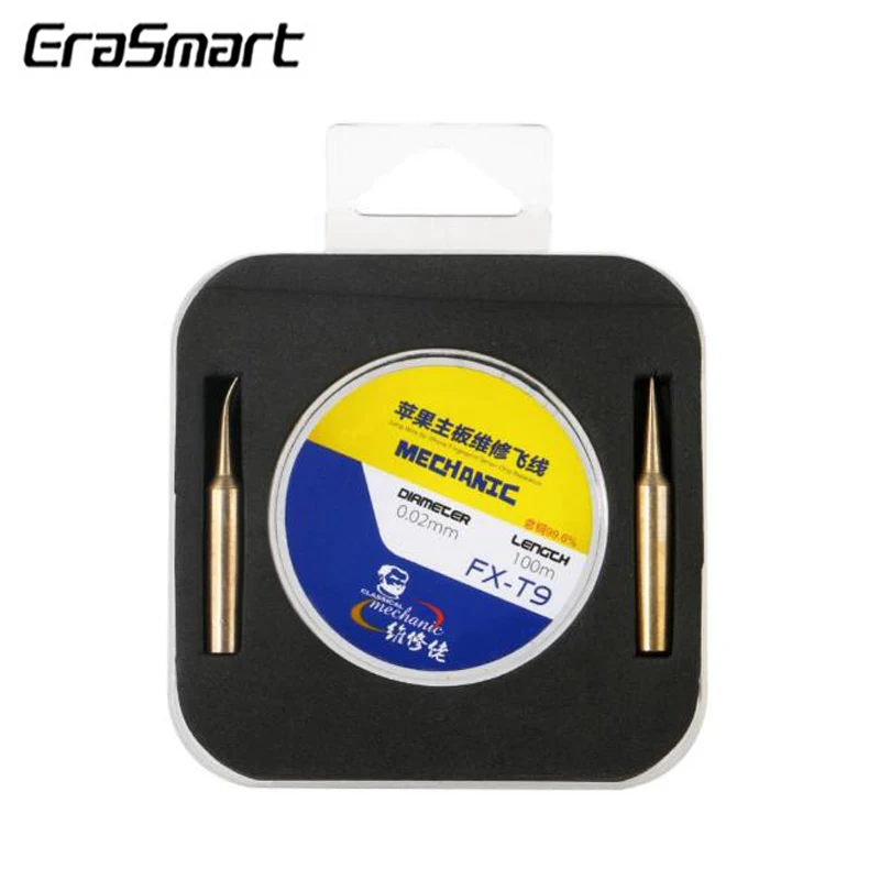 Pure Copper Soldering Iron Tips 0.02mm PCB Link Wire Soldering Wire Welding Station Iron Tips for iPhone Maintenance Wire
Pure Copper Soldering Iron Tips 0.02mm PCB Link Wire Soldering Wire Welding Station Iron Tips for iPhone Maintenance Wire