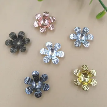 SEA MEW 100PCS 13mm Metal Copper Flowers Bead Caps Base Setting 3 Colors Filigree Flowers Tray Connectors For Jewelry Making
SEA MEW 100PCS 13mm Metal Copper Flowers Bead Caps Base Setting 3 Colors Filigree Flowers Tray Connectors For Jewelry Making