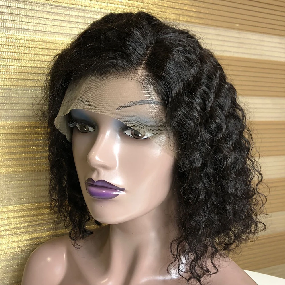Pre Plucked Kinky Curly Short Bob Wigs Deep Curly Wave Human Hair Wig with Baby Hair Brazilian Remy Lace Front Human Hair Wigs
Pre Plucked Kinky Curly Short Bob Wigs Deep Curly Wave Human Hair Wig with Baby Hair Brazilian Remy Lace Front Human Hair Wigs