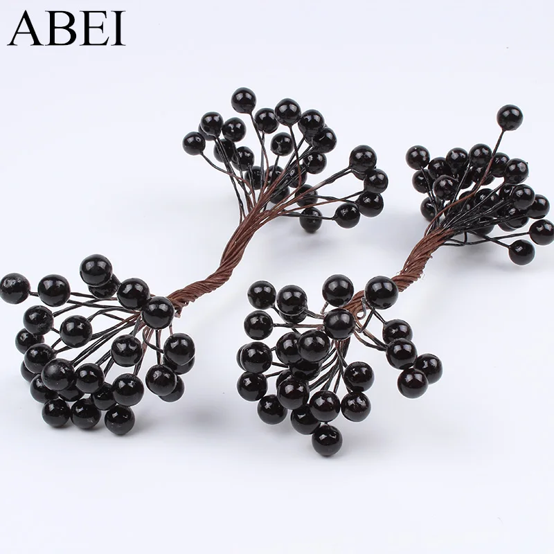 8mm 10mm 100pcs/lot Double Head Black Stamen Artificial Berries Fake floral Stamens Smooth Cherry Wedding Christmas Decoration
8mm 10mm 100pcs/lot Double Head Black Stamen Artificial Berries Fake floral Stamens Smooth Cherry Wedding Christmas Decoration