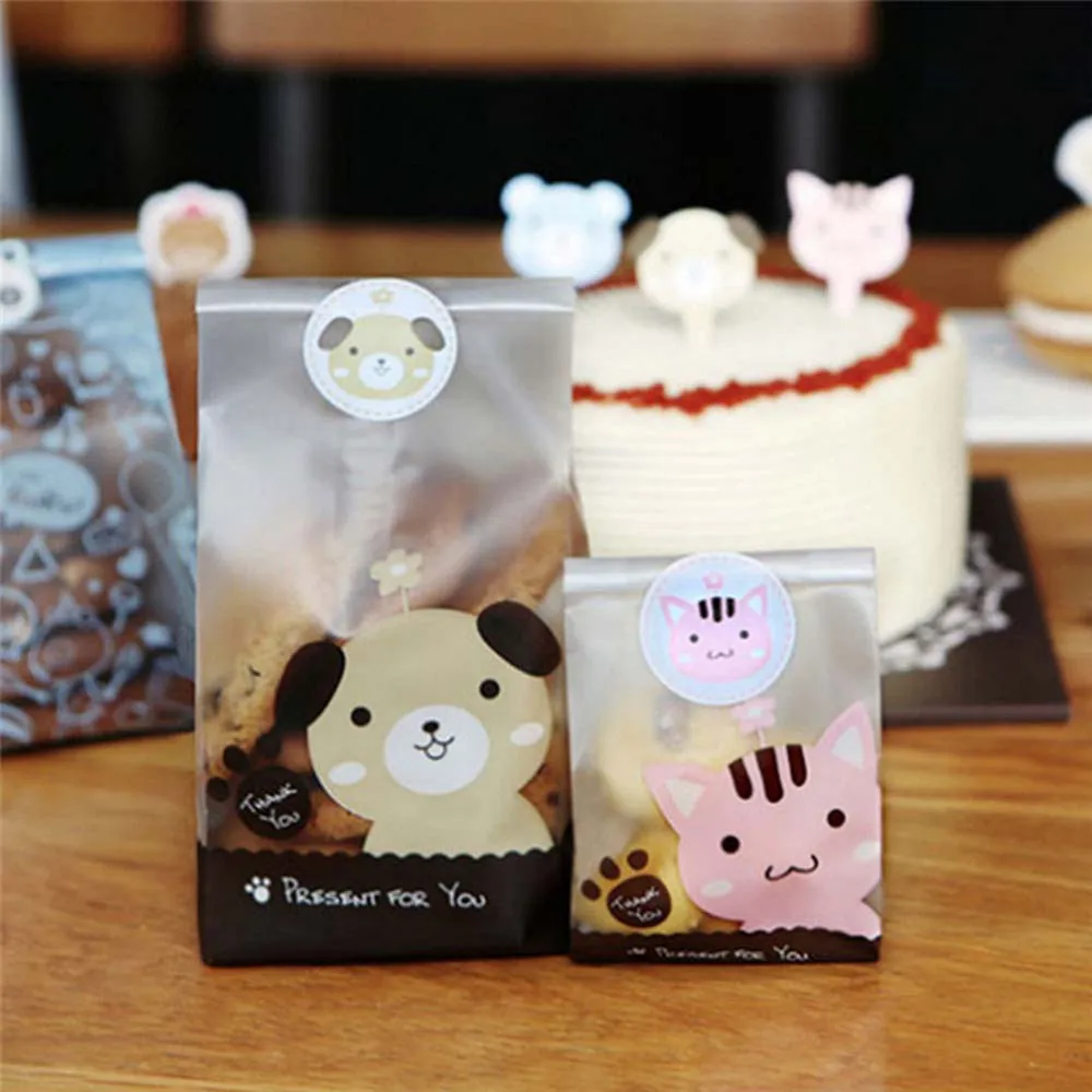 50pcs/lot cute cat&dog adhesive bag or sticker,cookies diy Gift Bags for birthday Party Candy Food&Handmade soap Packaging bags
50pcs/lot cute cat&dog adhesive bag or sticker,cookies diy Gift Bags for birthday Party Candy Food&Handmade soap Packaging bags