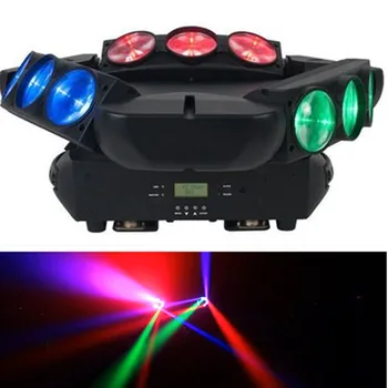 Hot sell Portable moving led bar beam Mini LED Spider 9x12W RGBW 16/48CH DMX Stage Lights beam stage effect lights
Hot sell Portable moving led bar beam Mini LED Spider 9x12W RGBW 16/48CH DMX Stage Lights beam stage effect lights