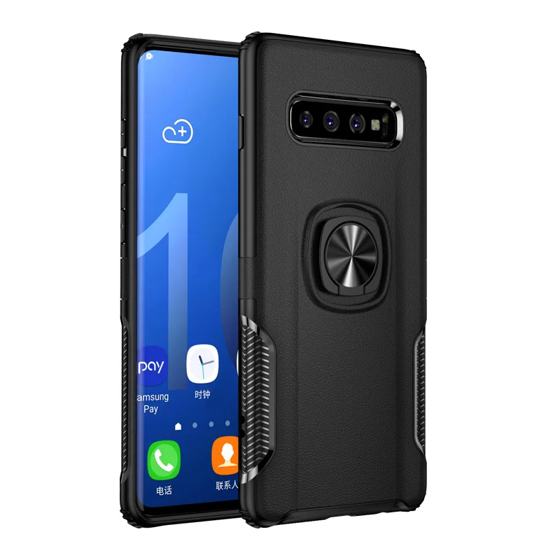 For Samsung Galaxy S10 10E Case Luxury Silicone&Metal Ring Holder Back Shockproof Cover For Samsung S10Plus Original Phone Cases
For Samsung Galaxy S10 10E Case Luxury Silicone&Metal Ring Holder Back Shockproof Cover For Samsung S10Plus Original Phone Cases