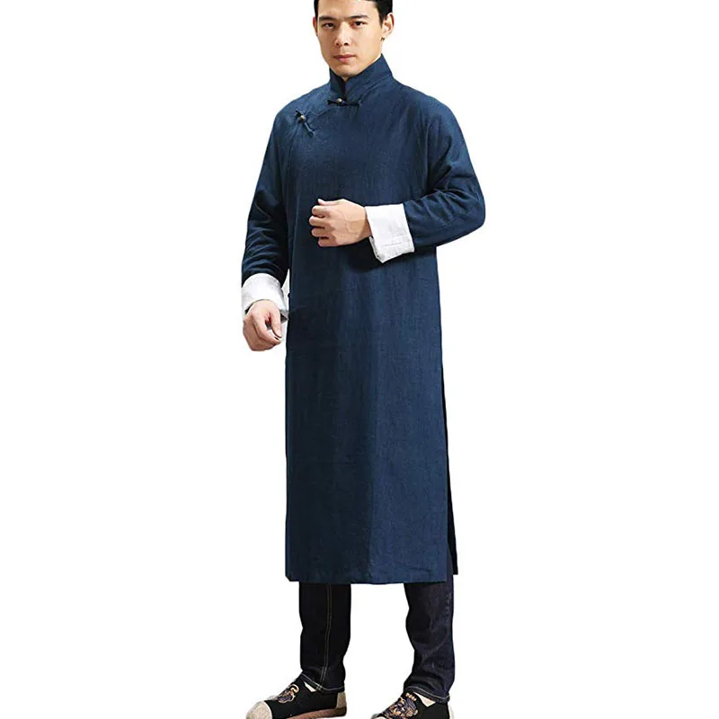LZJN Linen Shirts Men Chinese Clothing Long Sleeve Dress Shirts Vintage Robe Ethnic Outfit Masculina Gomlek Blusa Masculina MF-6
LZJN Linen Shirts Men Chinese Clothing Long Sleeve Dress Shirts Vintage Robe Ethnic Outfit Masculina Gomlek Blusa Masculina MF-6