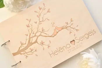 Elegant Dove Wood Wedding Guest Book Photo Guestbook Personalized Wooden Photalbum Family Anniversary Gift For Parent
Elegant Dove Wood Wedding Guest Book Photo Guestbook Personalized Wooden Photalbum Family Anniversary Gift For Parent