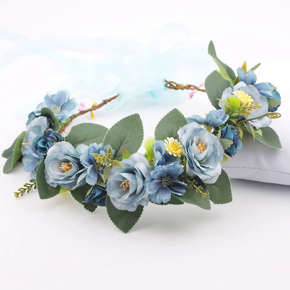 Autumn style Flower Wreath Wedding Bridal Artificial Flower Headband Tiara Crown For Hair Floral headband Woman Hair accessories
Autumn style Flower Wreath Wedding Bridal Artificial Flower Headband Tiara Crown For Hair Floral headband Woman Hair accessories