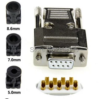 Free shipping 2PCS Db9 metal shell /female/ white gold-plated connector/double serial DB9 / metal shell / matching shell
Free shipping 2PCS Db9 metal shell /female/ white gold-plated connector/double serial DB9 / metal shell / matching shell