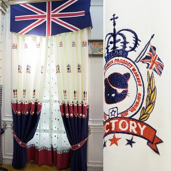 British Mediterranean Curtain Cloth Cotton and Hemp Embroidery Boys Bedroom Living Room Floor Floating Window Shoes Customized
British Mediterranean Curtain Cloth Cotton and Hemp Embroidery Boys Bedroom Living Room Floor Floating Window Shoes Customized