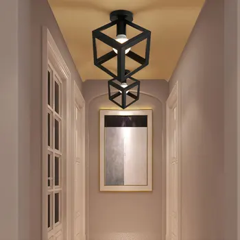 3D Geometric Designs Ceiling Lighting light with E27 Socket Iron CageLamp restaurant balcony study corridor ceiling lighting
3D Geometric Designs Ceiling Lighting light with E27 Socket Iron CageLamp restaurant balcony study corridor ceiling lighting