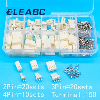 KF2510 Kits 50 sets Kit in box 2p 3p 4 pin 2.54mm Pitch Terminal / Housing / Pin Header Connectors Adaptor
KF2510 Kits 50 sets Kit in box 2p 3p 4 pin 2.54mm Pitch Terminal / Housing / Pin Header Connectors Adaptor