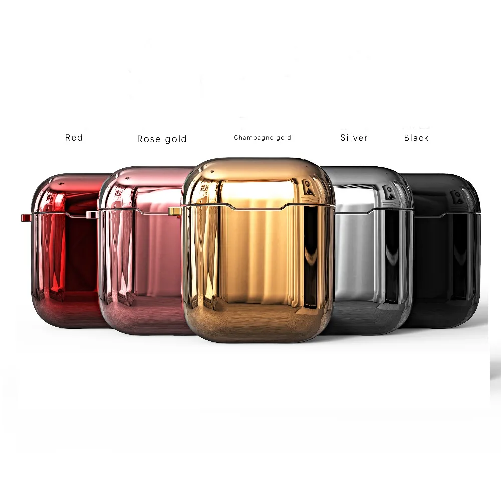 Color Plating Silicone Case for Apple Airpods TPU Wireless Headphones Portable Drop-proof Dustproof New Protective Holder Bag
Color Plating Silicone Case for Apple Airpods TPU Wireless Headphones Portable Drop-proof Dustproof New Protective Holder Bag