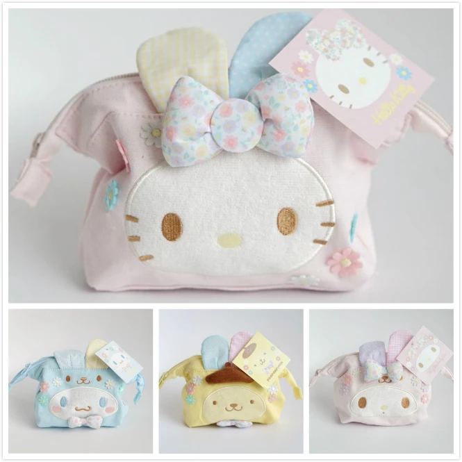 Cute Cartoon Easter My Melody Cinnamoroll Pudding Dog Plush Bags Anime Purse Cosmetic Bag for Girls Lover Children Gifts
Cute Cartoon Easter My Melody Cinnamoroll Pudding Dog Plush Bags Anime Purse Cosmetic Bag for Girls Lover Children Gifts