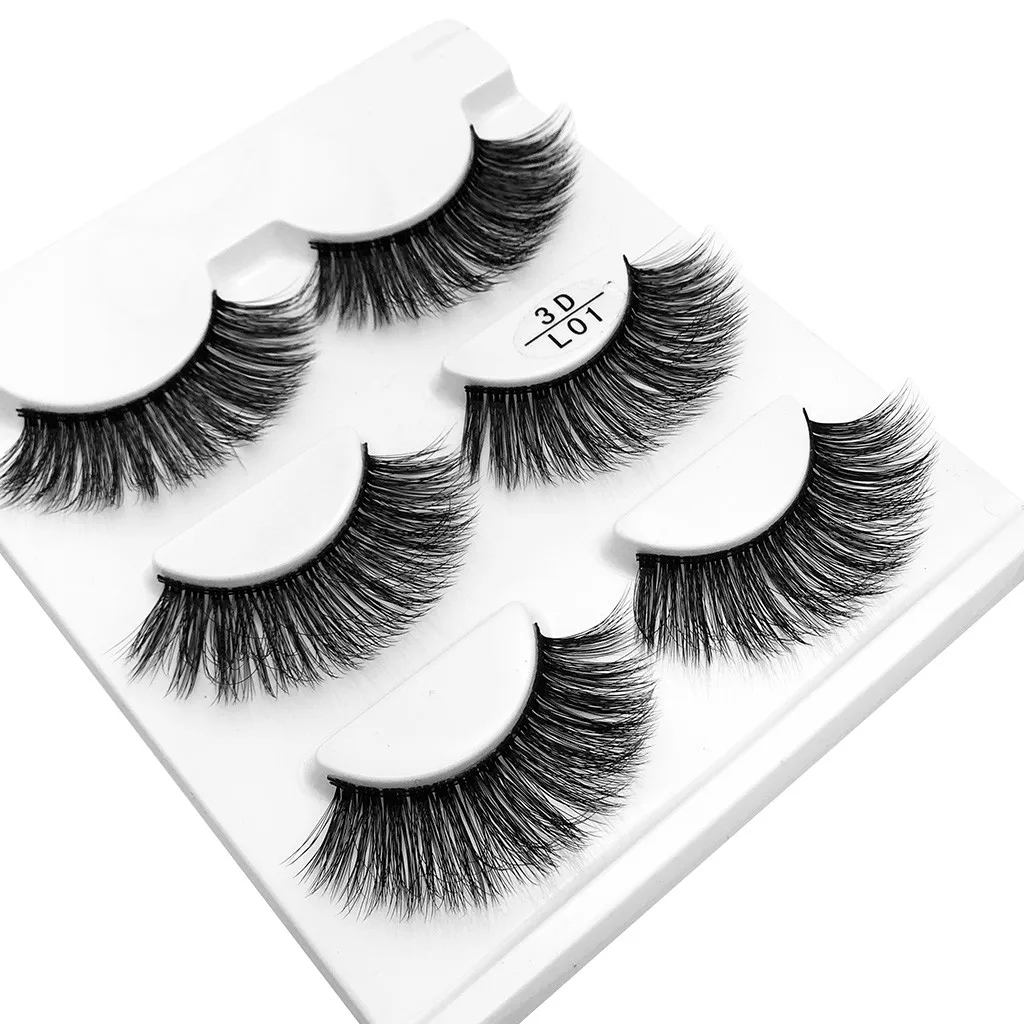 3 Pairs False Eyelashes Faux cils Makeup Extension Natural Lengthen 3d Mink Eyelashes Cilios posticos Beauty Tool #
3 Pairs False Eyelashes Faux cils Makeup Extension Natural Lengthen 3d Mink Eyelashes Cilios posticos Beauty Tool #
