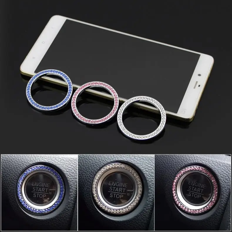 3pcs 3 Colors Metal Engine Start Stop Button Switch Cover Decorative Frame Diamond Keyhole Decoration Ring Auto Car Styling
3pcs 3 Colors Metal Engine Start Stop Button Switch Cover Decorative Frame Diamond Keyhole Decoration Ring Auto Car Styling