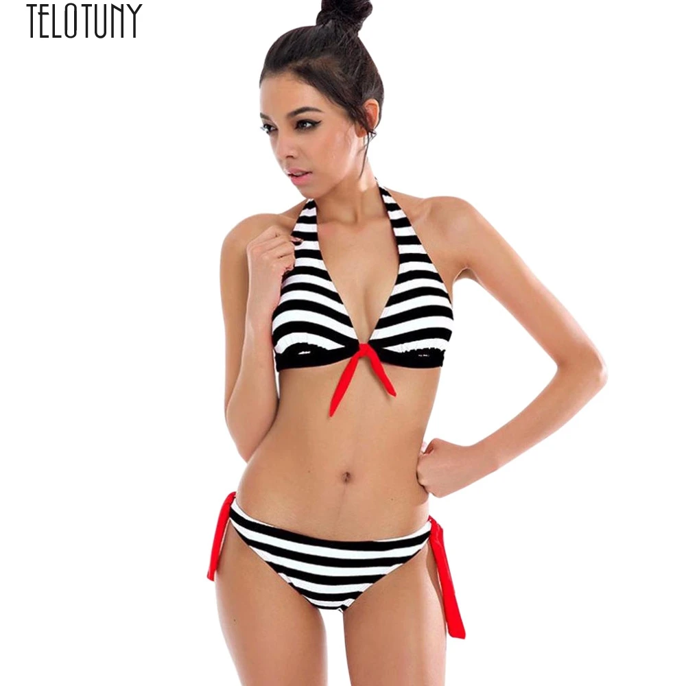 TELOTUNY Female Swimwear Sets Women Striped Swimsuit Swimwear Beachwear Bathing Suit Women Swimsuit Fashion Hot Sale New Jan15
TELOTUNY Female Swimwear Sets Women Striped Swimsuit Swimwear Beachwear Bathing Suit Women Swimsuit Fashion Hot Sale New Jan15