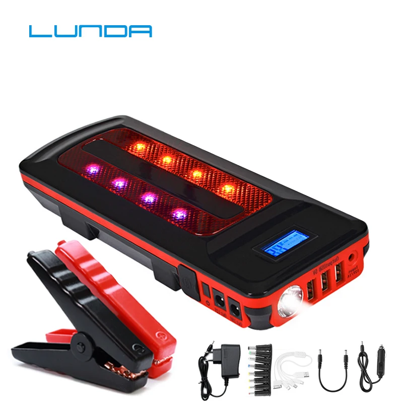 Emergency 12V 99800mAh Portable Battery Charger Car Jump Starter Smart Clip Power Bank Starting Light Bar US/UK/AU/EU
Emergency 12V 99800mAh Portable Battery Charger Car Jump Starter Smart Clip Power Bank Starting Light Bar US/UK/AU/EU