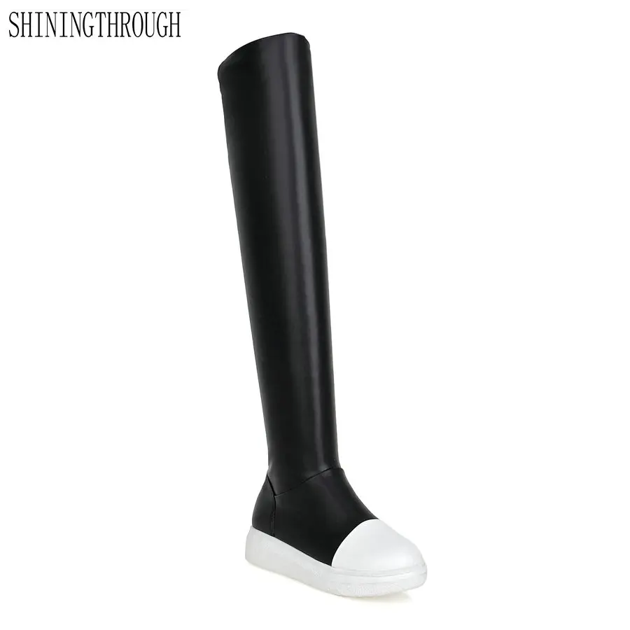 New fashion women boots over the knee high boots flat boots autumn winter boots woman large size 34-43
New fashion women boots over the knee high boots flat boots autumn winter boots woman large size 34-43