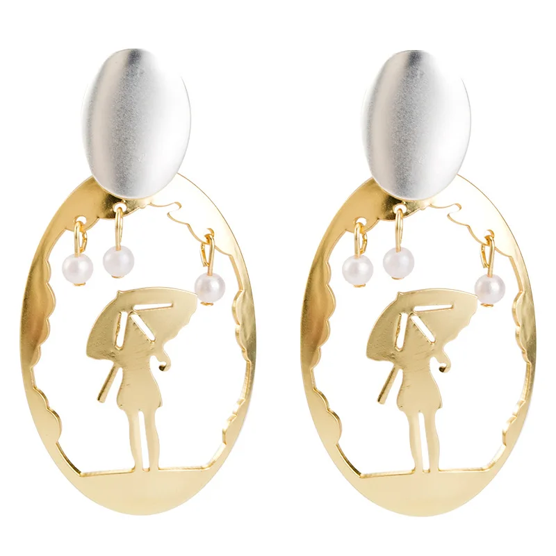 Find Me 2019 brand Fashion Hollow out alloy Drop Earrings for Women Jewelry geometric Umbrellas girl Dangle Earrings wholesale
Find Me 2019 brand Fashion Hollow out alloy Drop Earrings for Women Jewelry geometric Umbrellas girl Dangle Earrings wholesale