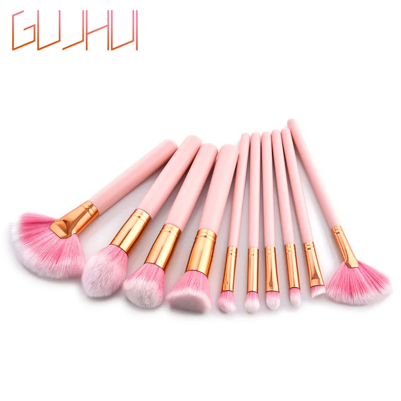 GUJHUI 4/10pcs Pink Makeup Brushes Set Foundation Powder Eyeshadow Brush brochas maquillaje profesional Cosmetic Tool Kit 20#629
GUJHUI 4/10pcs Pink Makeup Brushes Set Foundation Powder Eyeshadow Brush brochas maquillaje profesional Cosmetic Tool Kit 20#629