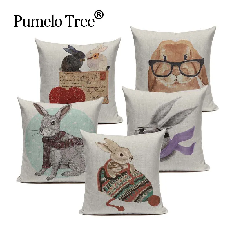 Vintage Cotton Vintage Cartoon Animal Moon Rabbit Swan Fish cushion cover 45Cmx45Cm Square Houseware Home Decor 3D Pillow Throw
Vintage Cotton Vintage Cartoon Animal Moon Rabbit Swan Fish cushion cover 45Cmx45Cm Square Houseware Home Decor 3D Pillow Throw