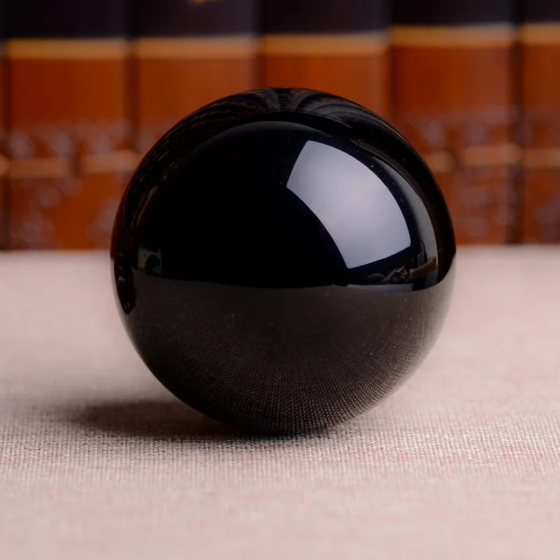 Black Obsidian Crystal Glass Ball Feng Shui Magic Mirro Sphere Gemstone Meditation Divination Globe Home Decoration Accessory
Black Obsidian Crystal Glass Ball Feng Shui Magic Mirro Sphere Gemstone Meditation Divination Globe Home Decoration Accessory