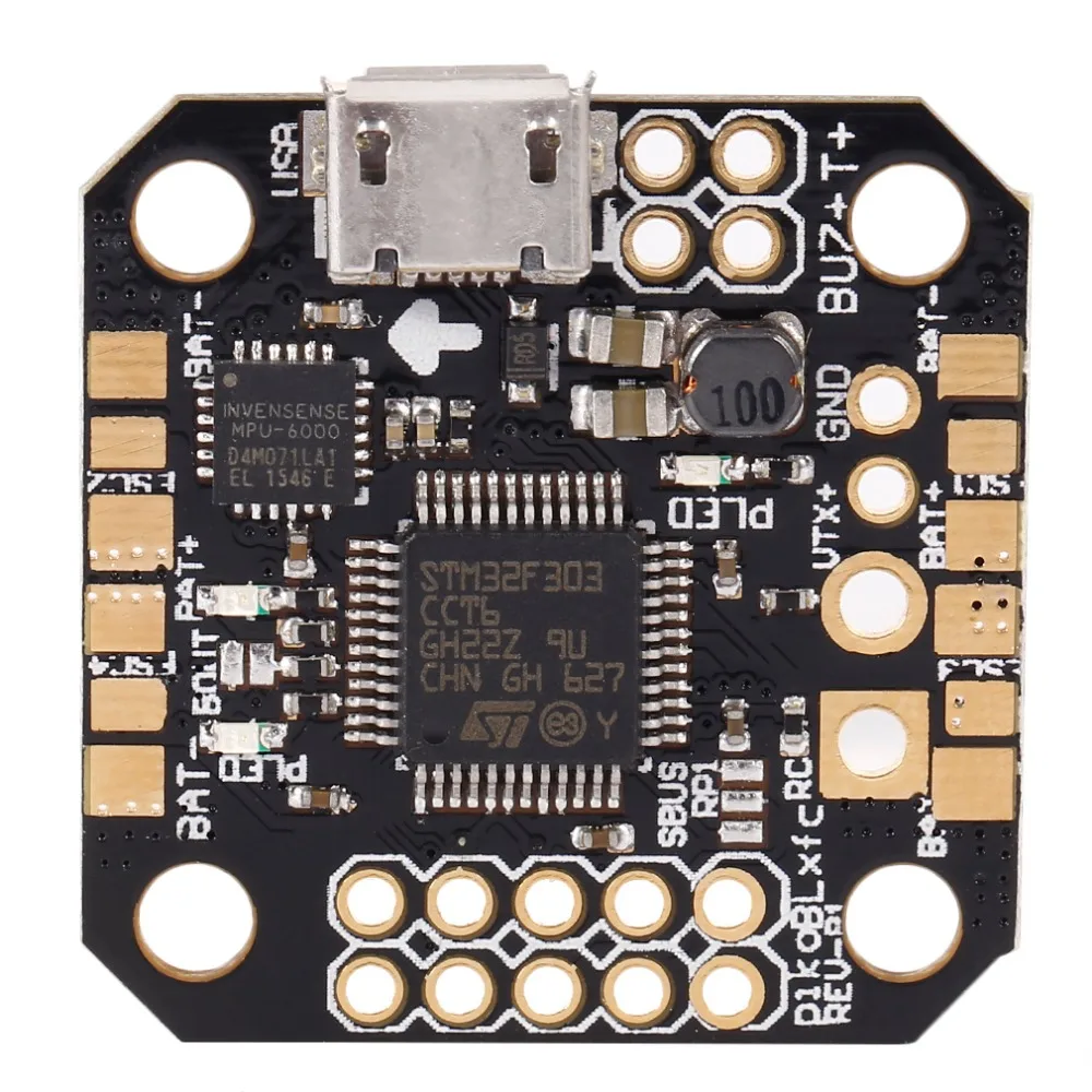 20*20mm PIKO BLX Betaflight Micro Flight Controller F3 FC for Indoor Mini Micro flight FPV Quadcopter Racing Drone CleanFlight
20*20mm PIKO BLX Betaflight Micro Flight Controller F3 FC for Indoor Mini Micro flight FPV Quadcopter Racing Drone CleanFlight