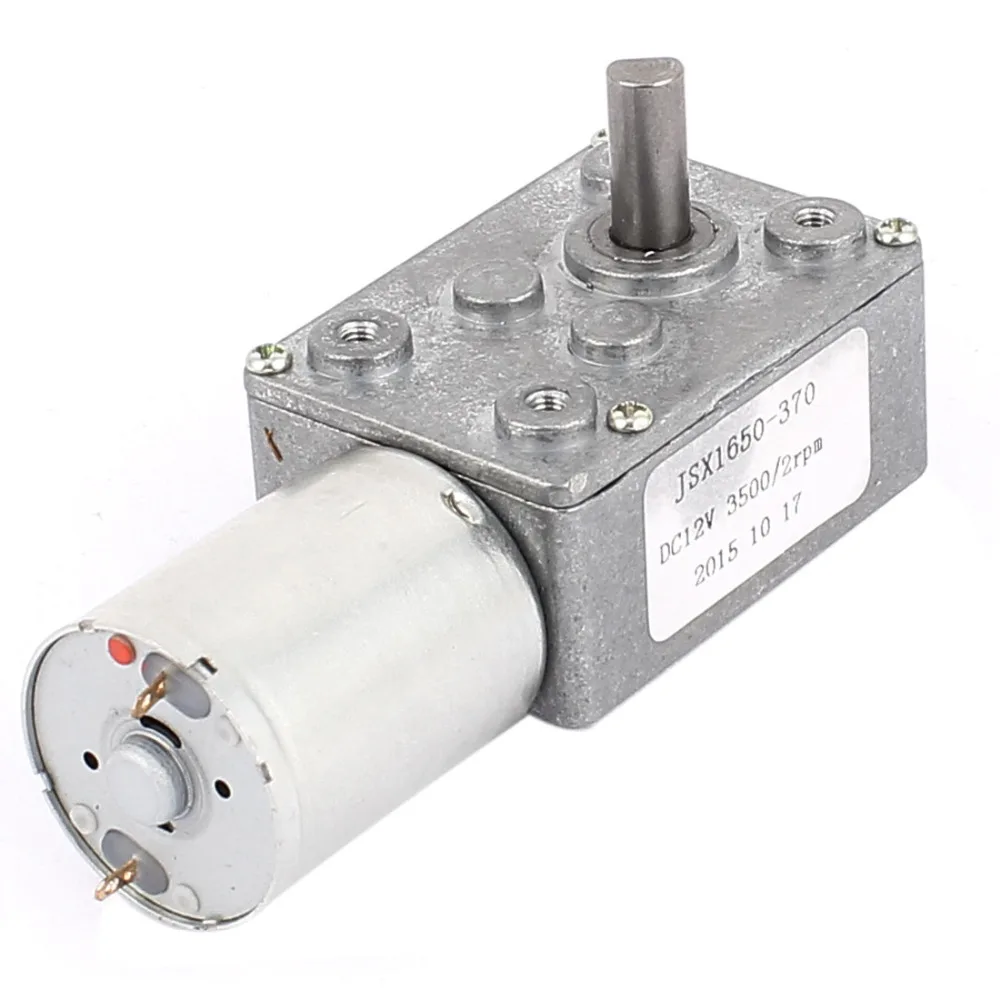 UXCELL(R) High Quality 1pcs 2RPM 6mm Dia DC 12V Shaft Speed Turbine Reduce Worm Gear Box Motor JSX1650-370
UXCELL(R) High Quality 1pcs 2RPM 6mm Dia DC 12V Shaft Speed Turbine Reduce Worm Gear Box Motor JSX1650-370
