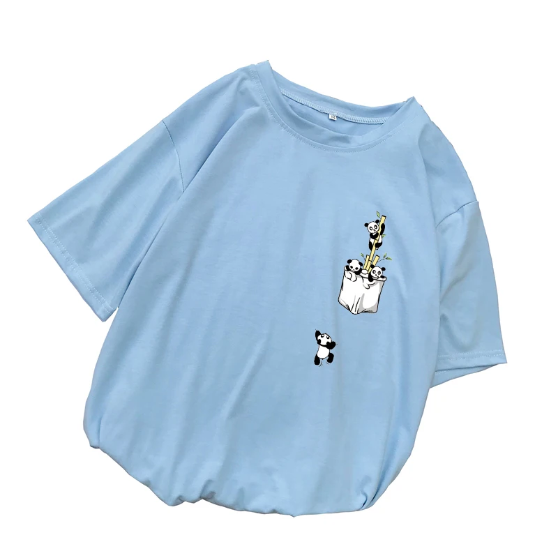 New Fashion Kawaii Tshirt Women Summer Short Sleeve O Neck Lovely Cute Panda Cartoon Print Tops Loose Harajuku Tumblr Streetwear
New Fashion Kawaii Tshirt Women Summer Short Sleeve O Neck Lovely Cute Panda Cartoon Print Tops Loose Harajuku Tumblr Streetwear