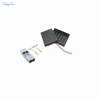 10Pcs 6xAA Battery Case Holder Socket Wire Junction Boxes With Wires, Switch&Cover, Dupont 2.54mm 2P Header and Crimps
10Pcs 6xAA Battery Case Holder Socket Wire Junction Boxes With Wires, Switch&Cover, Dupont 2.54mm 2P Header and Crimps