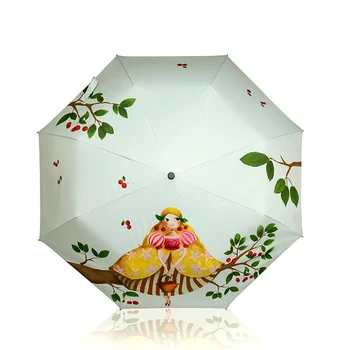 2018 New Fresh Style Summer Parasol Sunny and Rainny Umbrella Art Painting paraguas Women Anti-uv Rain Umbrellas Gift For Girl
2018 New Fresh Style Summer Parasol Sunny and Rainny Umbrella Art Painting paraguas Women Anti-uv Rain Umbrellas Gift For Girl