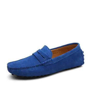 Men running Suede Leather Loafers Black Solid Leather Driving Moccasins Gommino Slip on Men Loafers Shoes Male Loafers Big Size
Men running Suede Leather Loafers Black Solid Leather Driving Moccasins Gommino Slip on Men Loafers Shoes Male Loafers Big Size