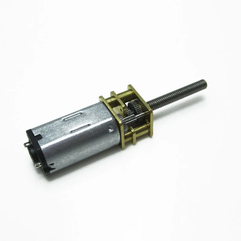 N30 DC geared motor 12V small motor micro gear box M4*55 screw thread motor low speed 3V6V
N30 DC geared motor 12V small motor micro gear box M4*55 screw thread motor low speed 3V6V