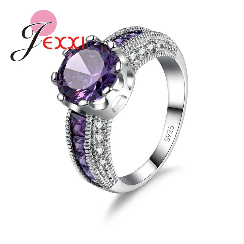 Classic Women Band Rings Setting With Purple Shiny Zircons 925 Sterling Silver Wedding Party Ring Accessories Wholesale
Classic Women Band Rings Setting With Purple Shiny Zircons 925 Sterling Silver Wedding Party Ring Accessories Wholesale