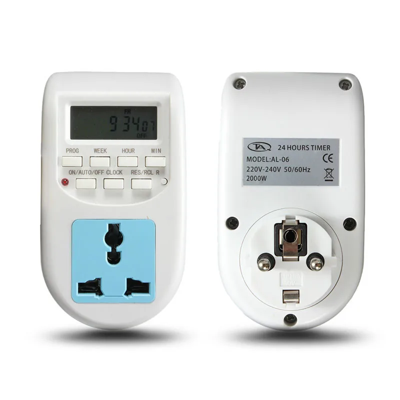 High quality 24 Hours Timer 220V-240V 50/60Hz 2000W Digital Time Switch Timer With UK Socekt and UK Plug
High quality 24 Hours Timer 220V-240V 50/60Hz 2000W Digital Time Switch Timer With UK Socekt and UK Plug