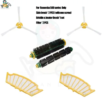 CLEAN DOLL Replacement filter side brush main brush for iRobot Roomba 500 530 535 550 560 570 Vacuum cleaner accessories parts
CLEAN DOLL Replacement filter side brush main brush for iRobot Roomba 500 530 535 550 560 570 Vacuum cleaner accessories parts